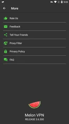 Melon VPN android App screenshot 3